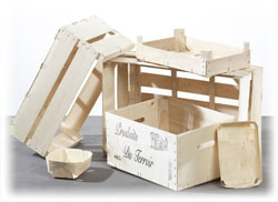 crates, baskets, punnets, boxes, pallets, natural packaging, ecology